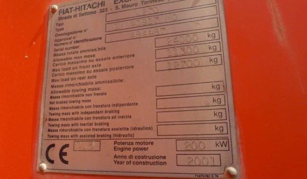 FIAT HITACHI W270